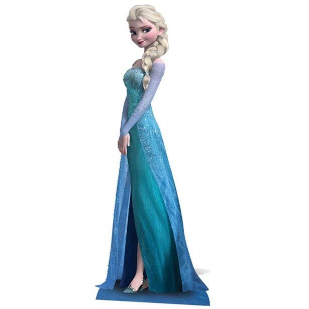 Frozen Elsa Cardboard Cutout - 96cm x 38cm