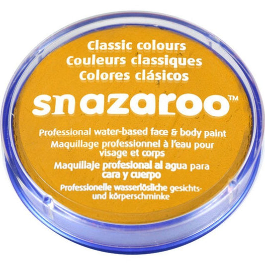 Snazaroo Ochre Yellow Face Paint - 18ml