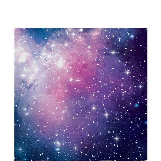Galaxy Party Lunch Napkins - 32cm 2ply Paper (16pk)