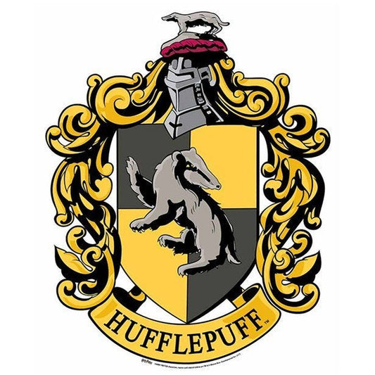 Hufflepuff Wall Emblem Harry Potter Cardboard Cutout - 61cm x 49cm