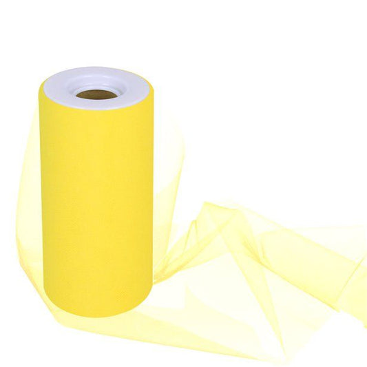 Yellow Tulle Roll - 15cm x 25m