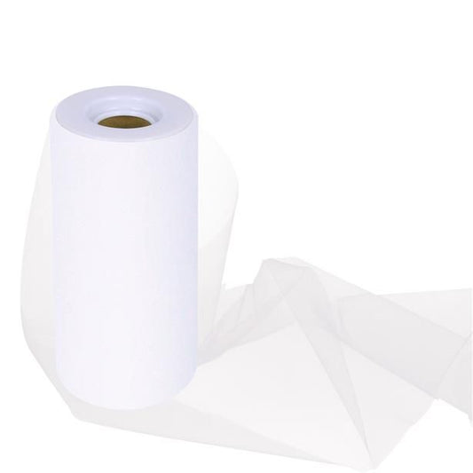 White Tulle Roll - 15cm x 25m
