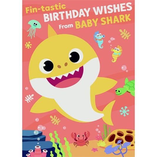 Baby Shark Sound Birthday Card