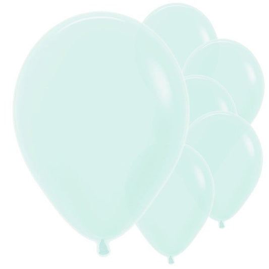 Pastel Matte Green Balloons - 12" Latex (50pk)