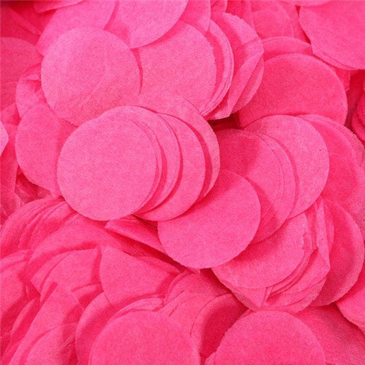 Hot Pink Paper Confetti (100g bag)