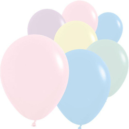Pastel Matte Assorted Balloons - 5" Latex (100pk)