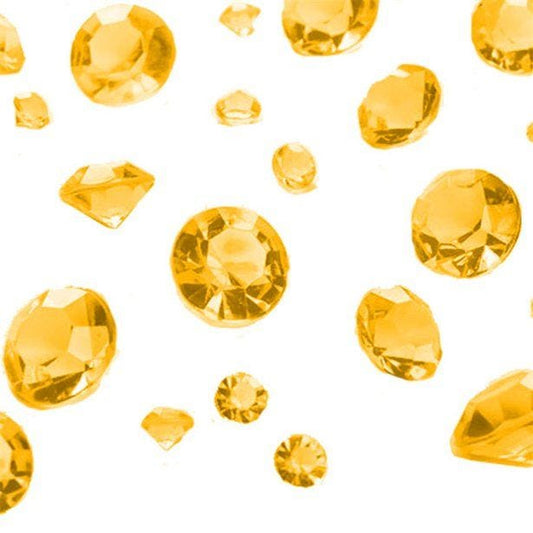 Gold Gem Table Diamantes - Assorted (100g bag)