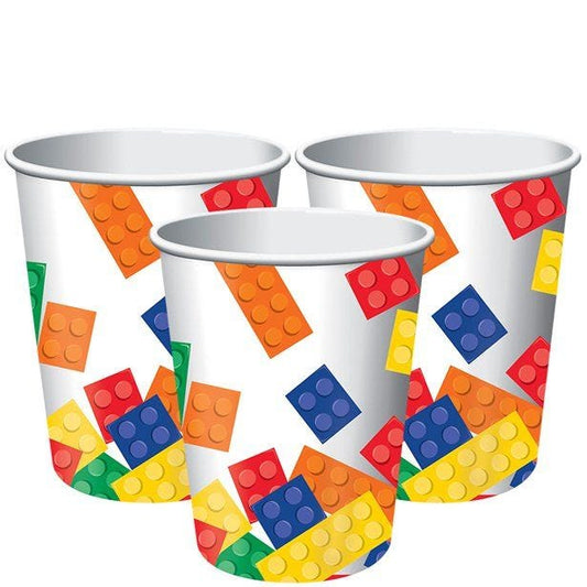 Block Party Paper Cups - 255ml (8pk)