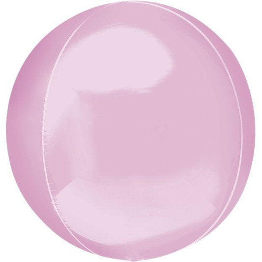 Pastel Pink Orbz Balloon - 16" Foil