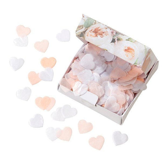 Pastel Tissue Heart Confetti