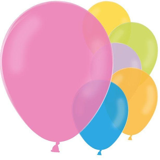 Pastel Mix Latex Balloons - 12" (10pk)