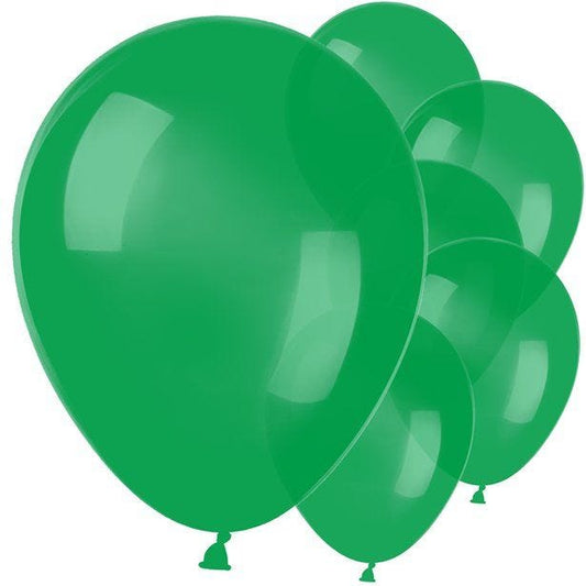 Green Metallic Latex Balloons - 11" (10pk)