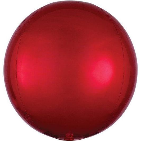 Red Orbz Balloon - 16" Foil