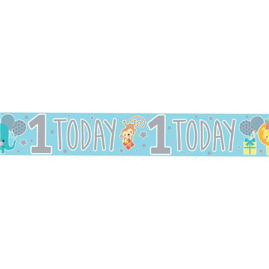 1 Today Blue Foil Banner