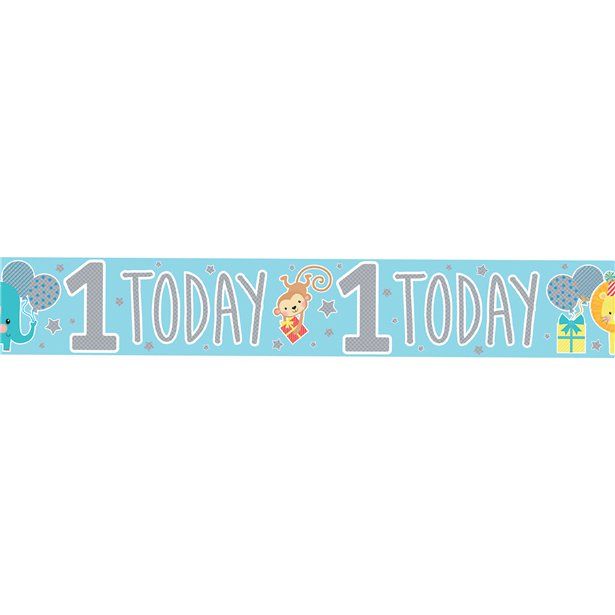 1 Today Blue Foil Banner