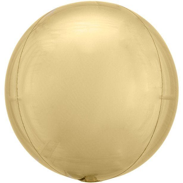 Orbz White Gold Foil Balloon - 16"