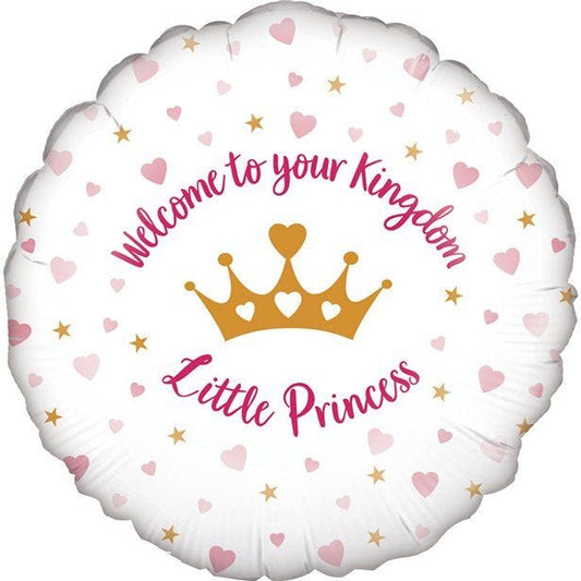Welcome Little Princess Balloon - 18" Foil