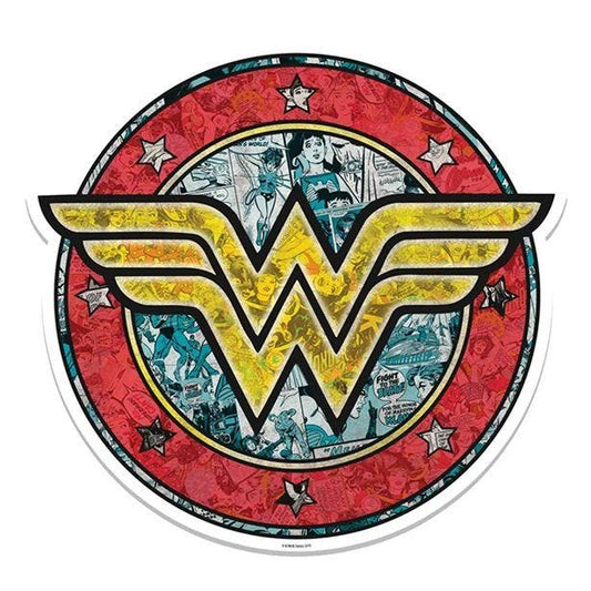 Wonder Woman Shield Cardboard Cutout - 72cm x 68cm
