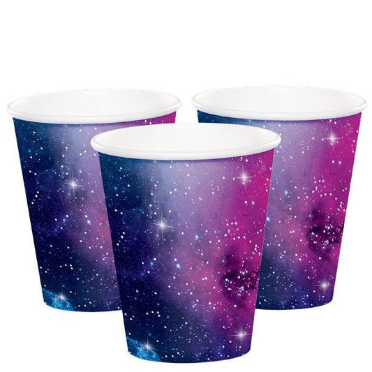 Galaxy Party Paper Cups - 266ml (8pk)