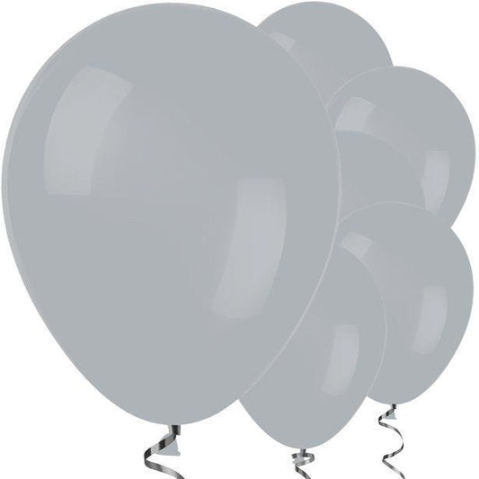 Grey Balloons - 12" Latex Balloons (50pk)
