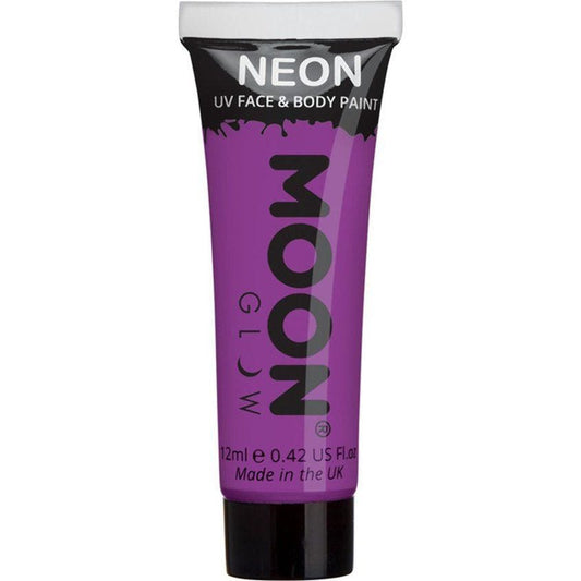 UV Neon Face & Body Paint - Purple 12ml