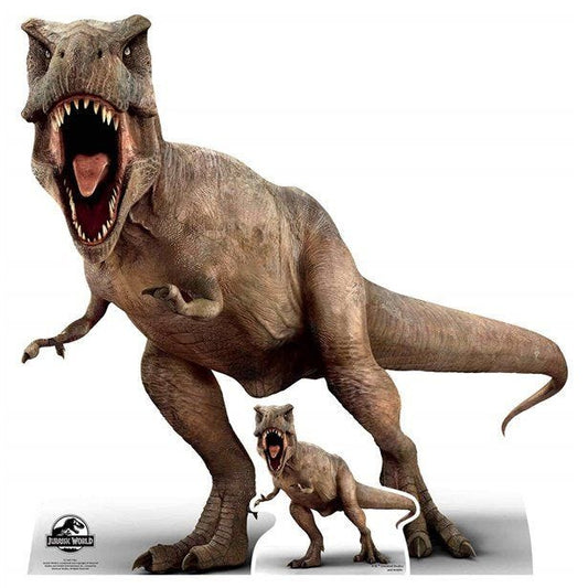 Jurassic World T-Rex Tyrannosaurus Rex Dinosaur Cutout - 1m