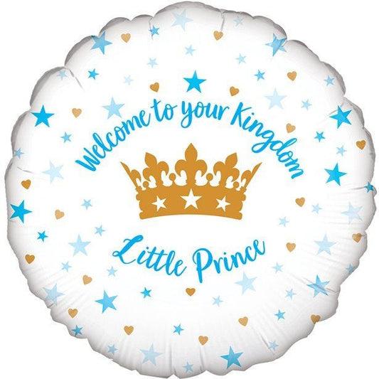 Welcome Little Prince Balloon - 18" Foil