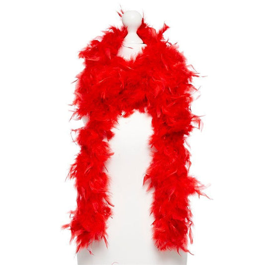 Red Feather Boa - 180cm