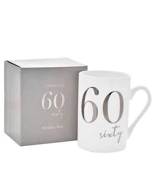 60th Birthday Ceramic Mug - 11oz