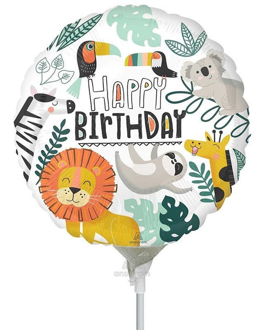 Get Wild Birthday Mini Air-filled Foil Balloon