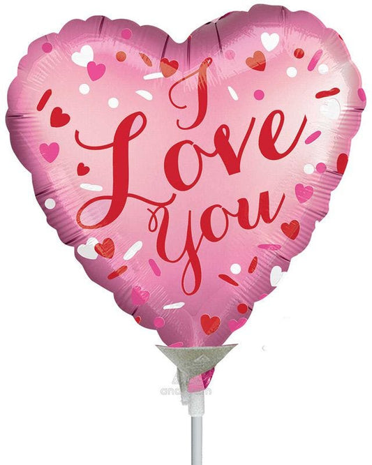 Valentines I Love You Mini Aifilled Balloon