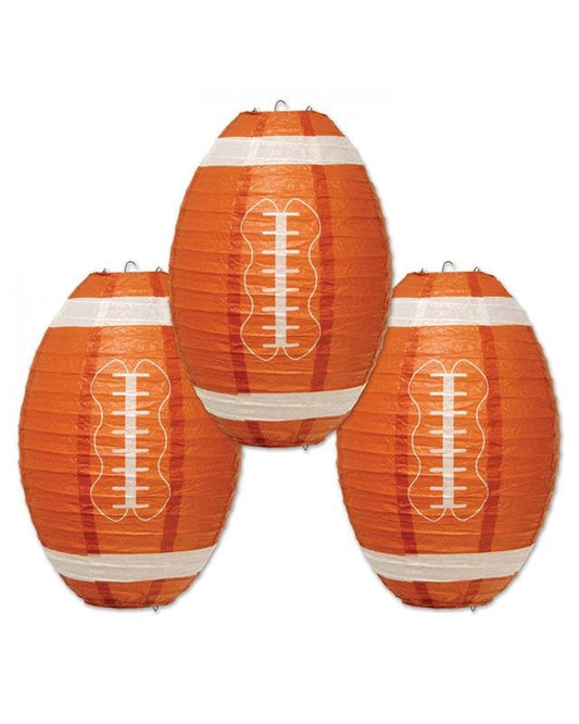 American Football Paper Lanterns (3pk)
