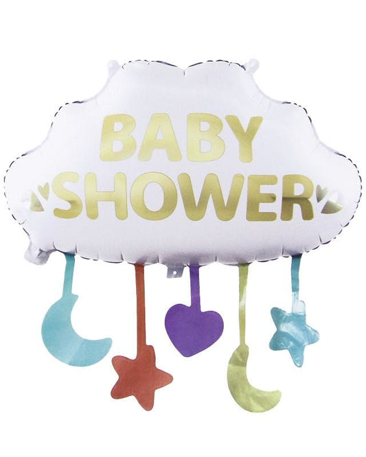 Baby Shower Cloud Foil Balloon - 21"