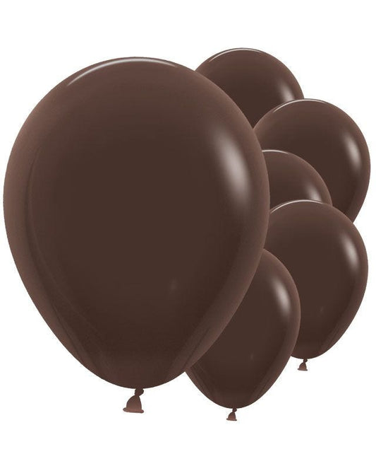Chocolate Balloons - 12" Latex (50pk)