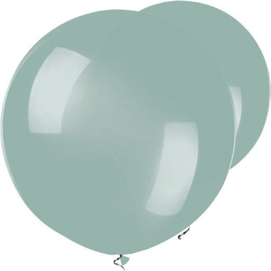 Willow Green Balloons - 17" Latex (50pk)