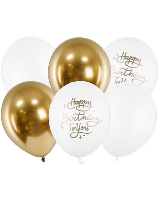 Happy Birthday to You Latex Balloons - 12" Latex (6pk)
