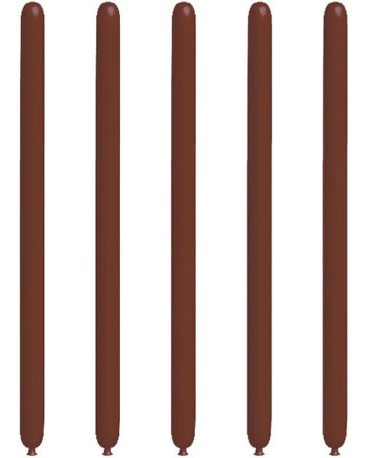 Chocolate Brown Modelling Balloons - 260Q