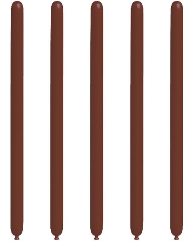 Chocolate Brown Modelling Balloons - 260Q
