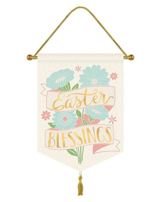 Easter Blessings Canvas Banner - 43cm