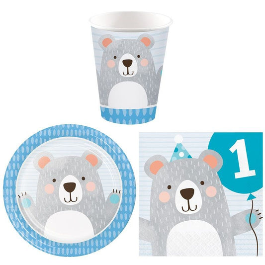 Birthday Bear Super Value Party Pack for 8