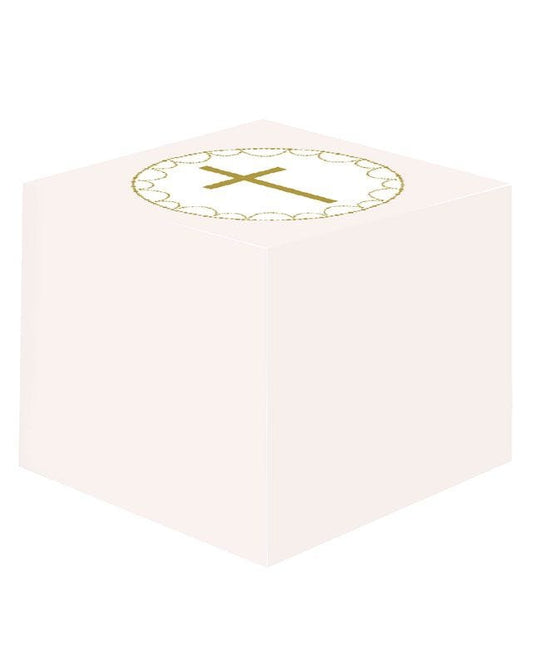Pink Botancial Cross Favour Boxes (8pk)