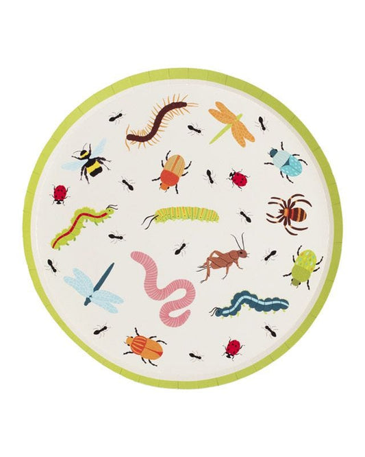 Bugging Out Paper Plates - 25cm (8pk)