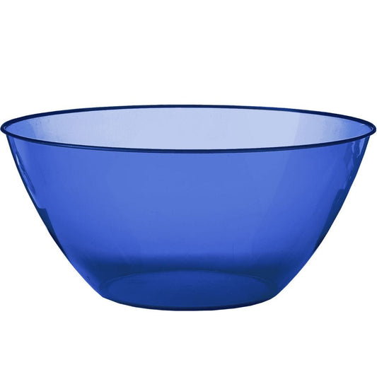 Royal Blue Plastic Serving Bowl - 4.7L