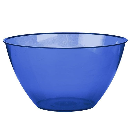 Royal Blue Plastic Swirl Bowl - 680ml