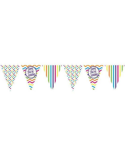 Rainbow Sorry You're Leaving Bunting (3.7m)