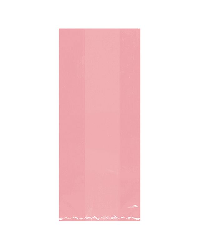 Baby Pink Small Cello Party Bags - 24cm (25pk)