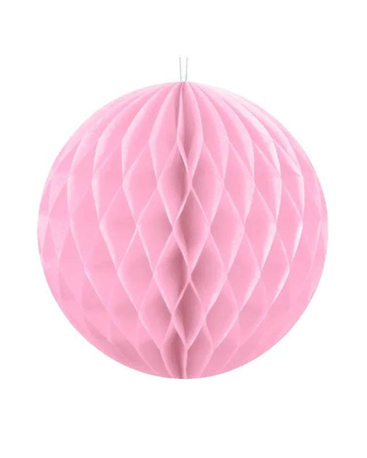 Light Pink Honeycomb Ball - 10cm