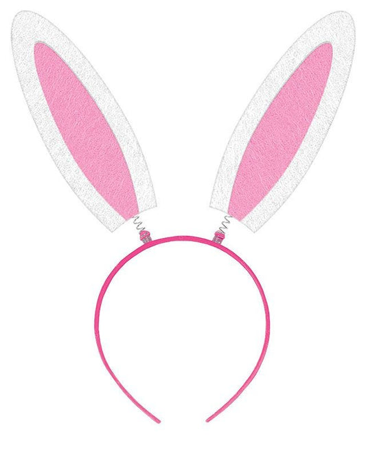 Pink Felt Bunny Ear Boppers