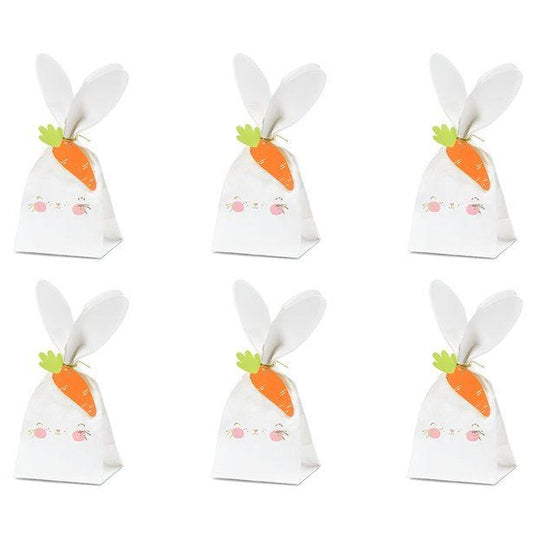 Bunny Rabbit Treat Bags with Tags (6pk)
