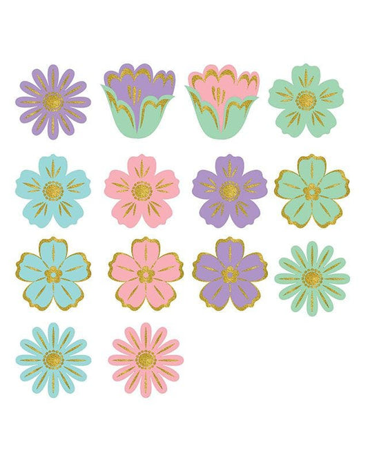 Easter Mini Flower Cutouts - 6cm (50pk)